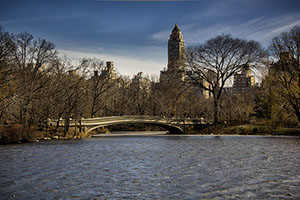 Central park bridge